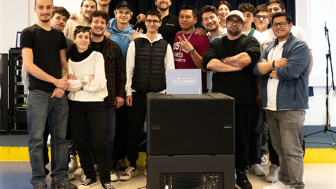 dBTechnologies Academy: first workshop at SAE Institute Milano