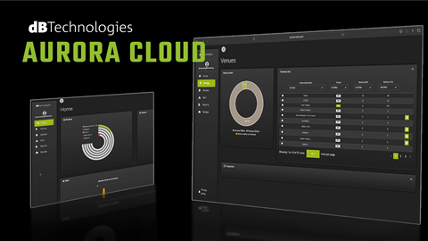 dBTechnologies extends Aurora Net with Aurora Cloud, the new PaaS platform for remote control and system analysis