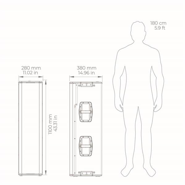 Ingenia IG5TR SizeComparison